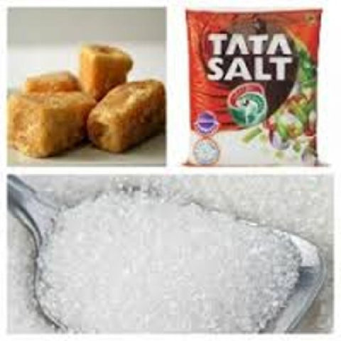 Salt Sugar jaggery
