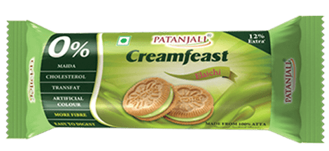 Patanjali Creamfeast Elaichi Biscuit 84 g